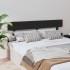 Cabecero de cama madera maciza de pino negro 164x3x81