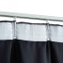 Cortinas opacas con ganchos 2 uds gris antracita 140x245