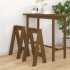 Taburetes 2 uds madera maciza de pino marrón miel 40x40x75