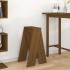 Taburetes 2 uds madera maciza de pino marrón miel 40x40x75