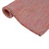 Alfombra de exterior de tejido plano rojo 120x170