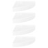 Estante flotante de pared 4 uds MDF blanco brillo 25x25x3,8