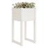 Jardinera madera maciza de pino blanco 40x40x81