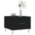 Mesa de centro madera contrachapada negro 50x50x40
