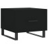 Mesa de centro madera contrachapada negro 50x50x40