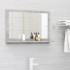 Espejo de baño madera contrachapada gris hormigón 60x10,5x37