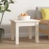 Mesa de centro de madera maciza de pino blanco 35x35x30