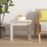 Mesa de centro de madera maciza de pino blanco 35x35x30