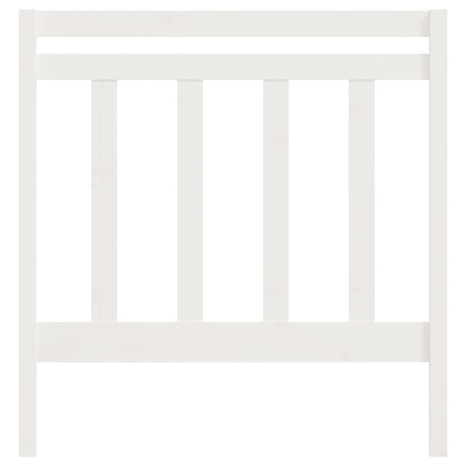 Cabecero de cama madera maciza de pino blanco 95x4x100