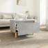 Mesa auxiliar de madera contrachapada gris hormigón 50x46x35