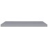 Estantes flotantes de pared 2 uds MDF gris 90x23,5x3,8
