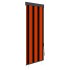 Estor enrollable de exterior naranja y marrón 60x250
