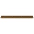 Estantes de pared 2 uds madera de pino marrón miel 110x12x9