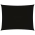 Toldo de vela rectangular tela Oxford negro 3x4,5