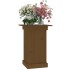 Soporte para plantas madera maciza pino marrón miel 40x40x60