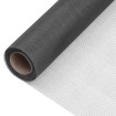 Malla mosquitera de fibra de vidrio negra 112x2000 cm
