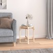 Mesa de centro de madera de pino maciza Ø 42,5x45 cm