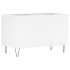 Mueble para discos madera contrachapada blanco 74,5x38x48