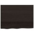 Estante pared madera roble tratada marrón oscuro 80x60x(2-6)