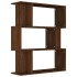 Estantería/Biombo madera contrachapada marrón roble 80x24x96