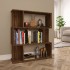 Estantería/Biombo madera contrachapada marrón roble 80x24x96
