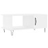 Mesa de centro madera contrachapada blanco 90x50x40