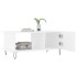 Mesa de centro madera contrachapada blanco 90x50x40