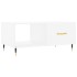 Mesa de centro madera contrachapada blanco 90x50x40