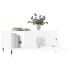 Mesa de centro madera contrachapada blanco 90x50x40