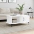 Mesa de centro madera contrachapada blanco 90x50x40