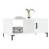 Mesa de centro madera contrachapada blanco 90x50x40
