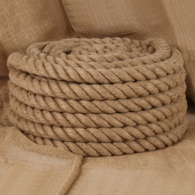 Cuerda de yute 5 m de longitud y 40 mm de