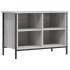 Zapatero madera de ingeniería gris Sonoma 69x35x50