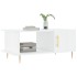 Mesa de centro madera contrachapada blanco brillo 90x50x40