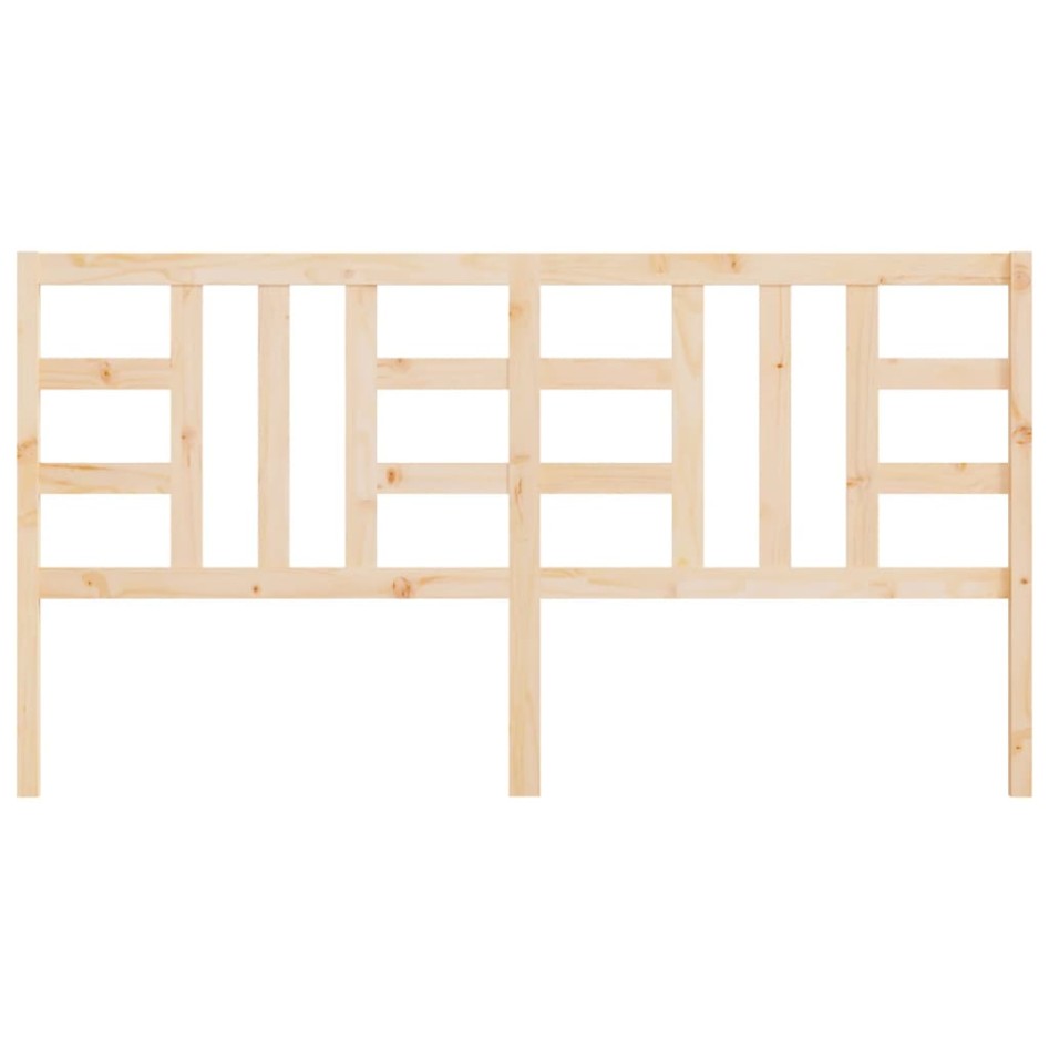 Cabecero de cama madera maciza de pino 206x4x100