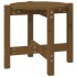 Mesa de centro de madera maciza de pino marrón miel Ø52,5x45