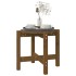 Mesa de centro de madera maciza de pino marrón miel Ø52,5x45