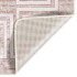 Alfombra lavable antideslizante beige 80x300