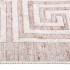 Alfombra lavable antideslizante beige 80x300