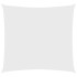 Toldo de vela cuadrado tela Oxford blanco 3x3