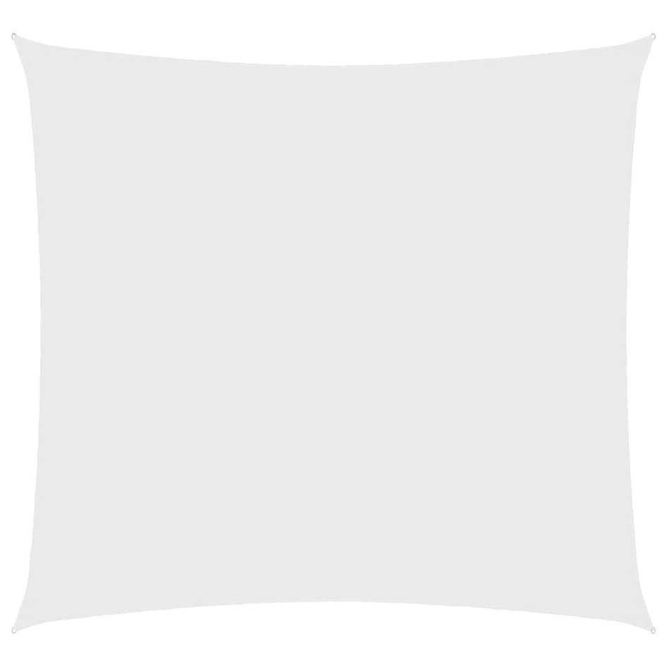 Toldo de vela cuadrado tela Oxford blanco 3x3