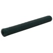 Alambrada de gallinero acero revestimiento PVC verde 25x1,2 m