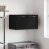 Armario de pared madera de ingeniería negro 60x36,5x35