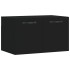 Armario de pared madera de ingeniería negro 60x36,5x35