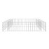 Arriate de gaviones de acero galvanizado 100x100x20