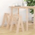 Taburetes 2 unidades madera maciza de pino 40x40x60