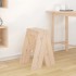 Taburetes 2 unidades madera maciza de pino 40x40x60