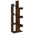 Estantería madera contrachapada roble ahumado 48x25,5x140