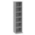 Estantería para CD madera contrachapada gris Sonoma 21x20x88