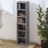 Estantería para CD madera contrachapada gris Sonoma 21x20x88